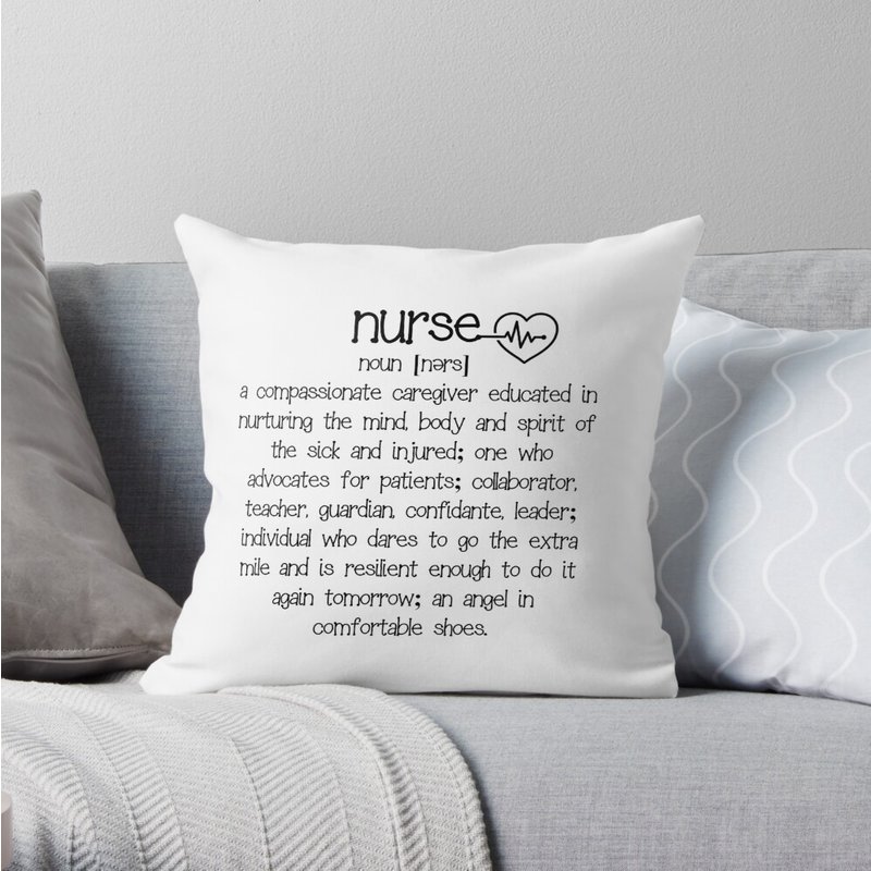 Nurse Throw Pillow — Coussins décoratifs