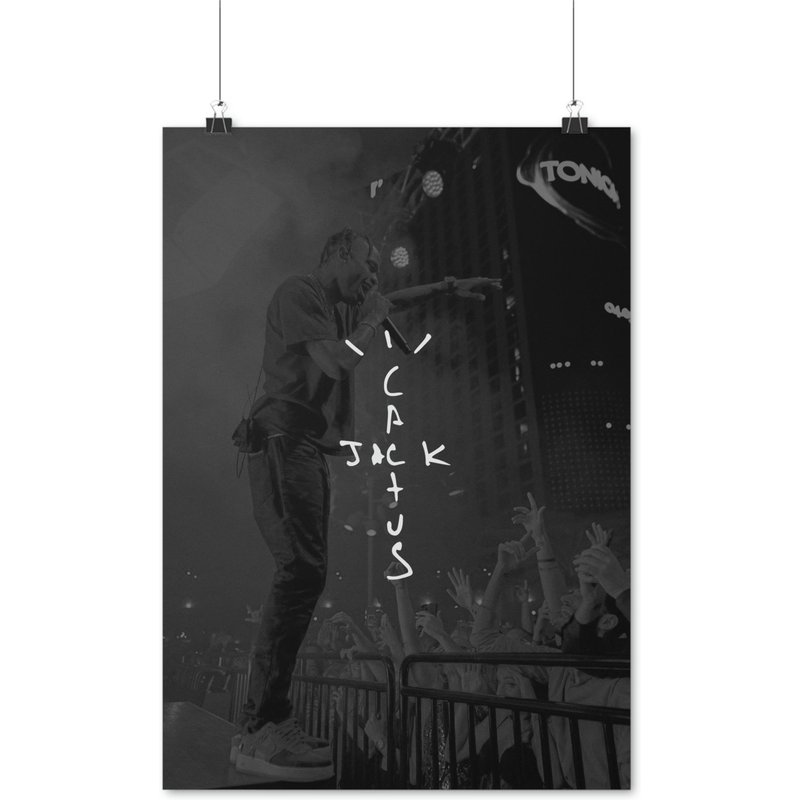 Travis Cactus Jack 'concert' Poster — Affiches et impressions