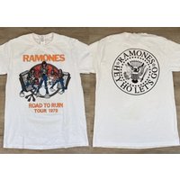 Ramones Road To Run Tour 1979 T-shirt, Ramones Hey Ho Let's Go T-shirt