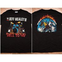 The Jeff Healey Band Hell To Pay World Tour 1990-91 T-shirt, The Jeff Healey Band T-shirt