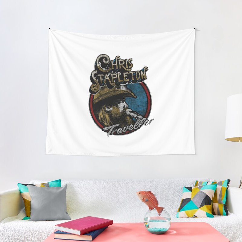 Chris Stapleton Country Awesome For Movie Fans Tapestry — Tapisseries murales