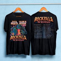 Papa Roach Rockzilla The Second Leg 2 Sides Tour T-shirt