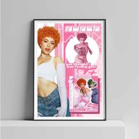 Ice Spice Vintage Hip-hop Poster - Munch Ice Spice Rapper Merch — Affiches et impressions