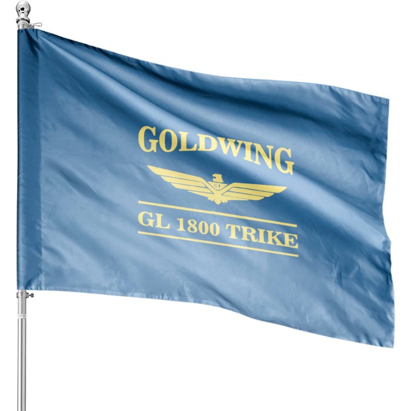 Goldwing Trike Bar Logo House Flags Short Or Long Sleeve M House Flags — Decorative Flags