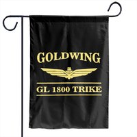 Goldwing Trike Bar Logo Garden Flags Short Or Long Sleeve M Garden Flags