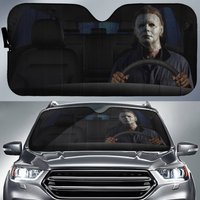 Michael Myers Car Sunshade Horror Halloween Car Sun Shade — Pare-soleil de voiture