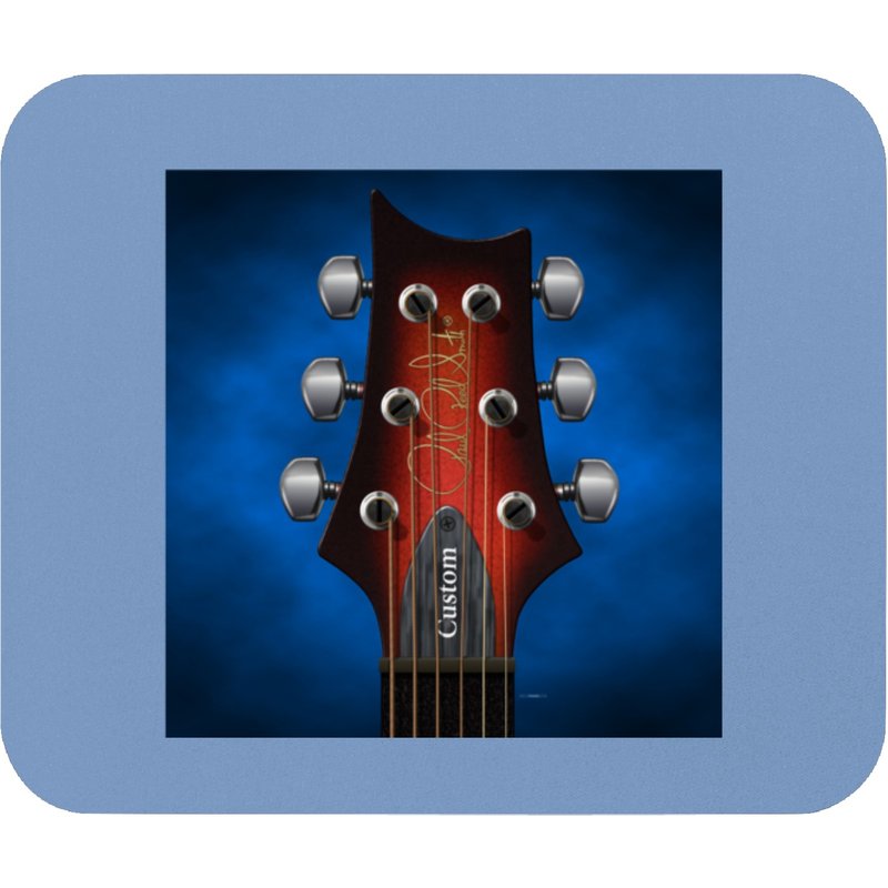 Guitar Headstock Art - Prs Custom Mouse Pads Mouse Pads — Tapis de souris et sous-mains