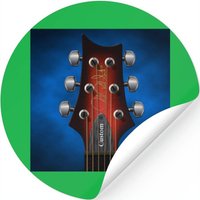 Guitar Headstock Art - Prs Custom Stickers Stickers — Autocollants et stickers