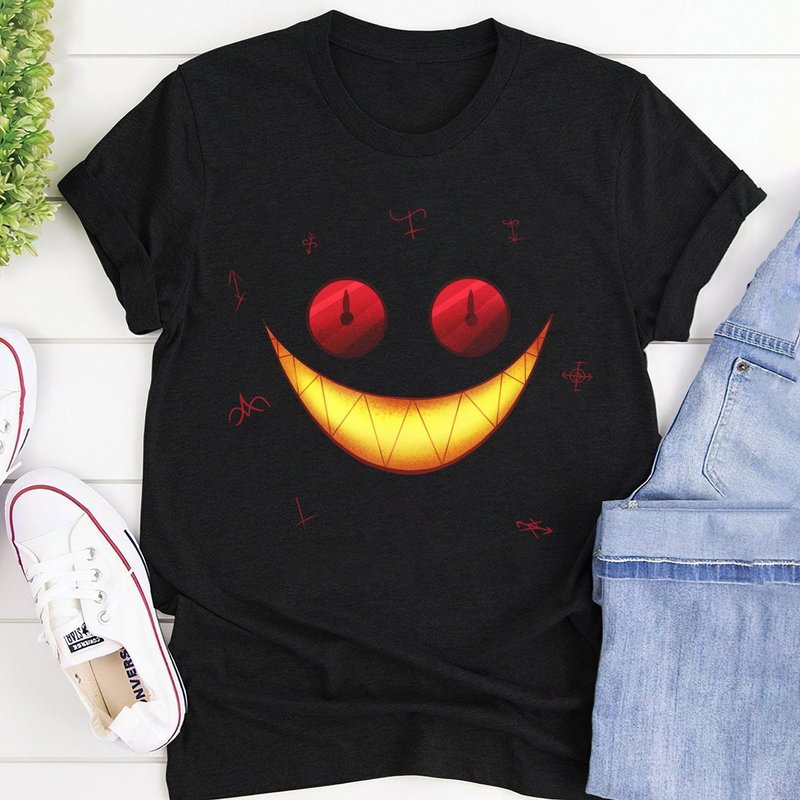 Stay Tuned Guys Hazbin Hotel Shirt, Alastor, Angel Dust, Charlie Morningstar, Vaggie, Husk, Niffty, Cherri, Lilith — T-shirts pour hommes