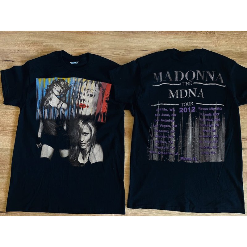 Madonna Mdna 2012 Tour Vintage T-shirt — Mens T Shirts