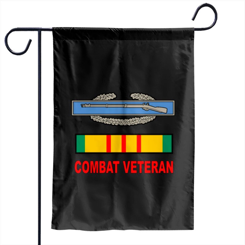 Combat Infantryman Badge Cib Vietnam Combat Vet Garden Flags — Drapeaux décoratifs
