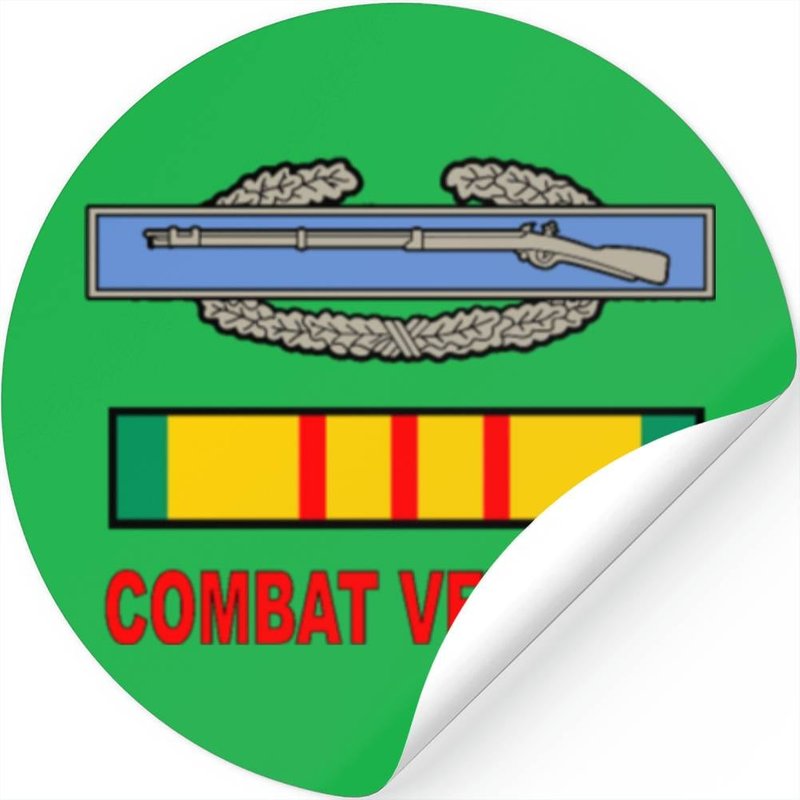 Combat Infantryman Badge Cib Vietnam Combat Vet Stickers — Autocollants et stickers