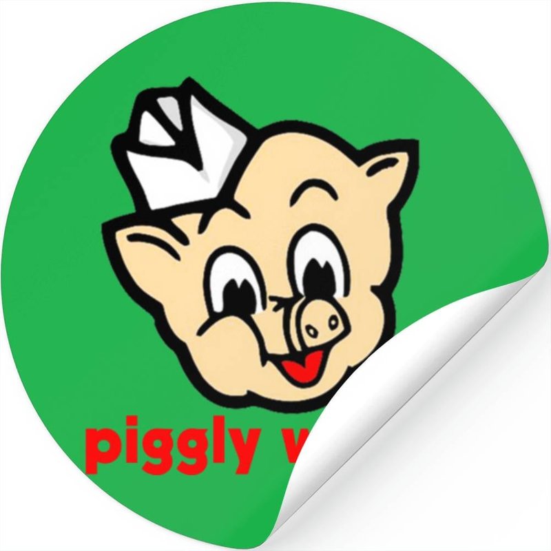 Piggly Wiggly Stickers — Autocollants et stickers