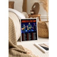 Bruce Springsteen And The E Street Band 2023 World Tour Poster — Affiches et impressions