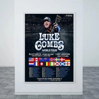 Lukee Comb 2023 World Tour Poster — Affiches et impressions