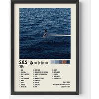 Sza Playlist Album Cover Poster — Affiches et impressions
