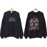 Very Rare! Vintage Orange County Choppers Big Logo Print Spell Out — Mens Hoodies
