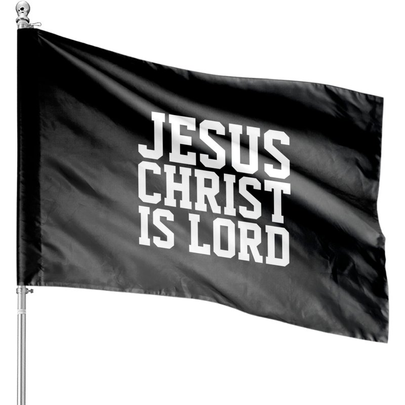 Jesus Christ Is Lord House Flags — Drapeaux décoratifs