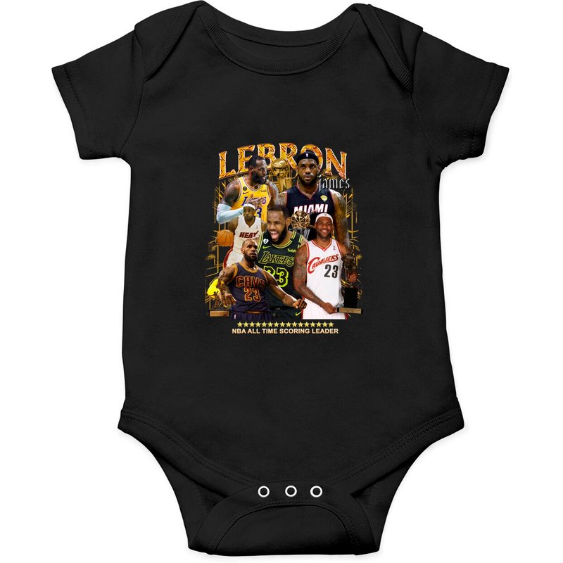 Lebron James Vintage 90s Onesies — Bodys bébé