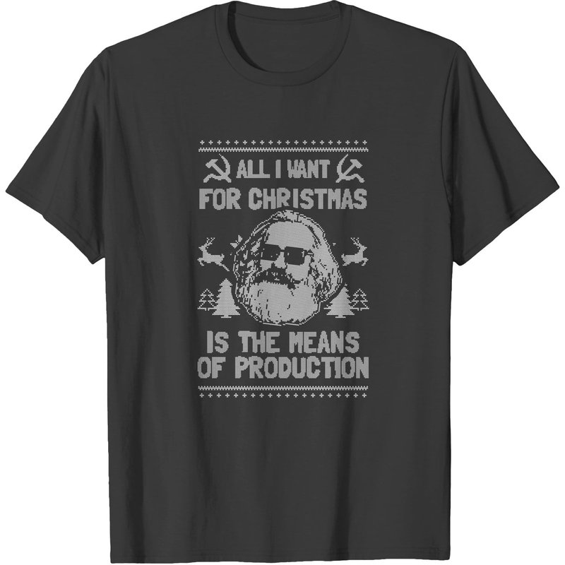 All I Want For Christmas Is The Means Of Production T-shirts — T-shirts pour hommes