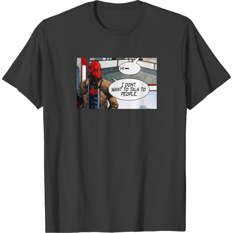 Red Hood - I Dont Want To Talk To People T-shirts — T-shirts pour hommes