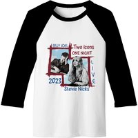 Billy Joel And Stevie Nicks Baseball Tees