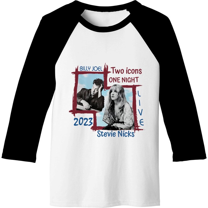 Billy Joel And Stevie Nicks Baseball Tees — T-shirts pour hommes