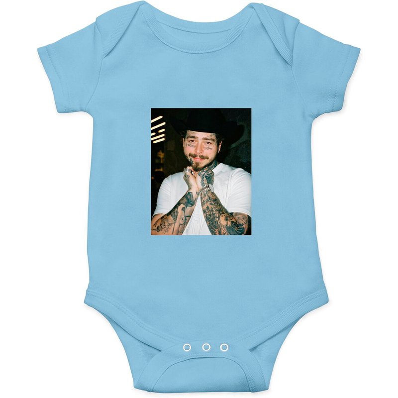 Post Malone Howdy Onesies, Rapper Hiphop Post Malone Onesies — Bodys bébé