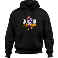 Vintage Justin Jefferson Hoodies, Justin Jefferson Hoodies, Adult Hoodies, Youth Hoodies — Mens Hoodies
