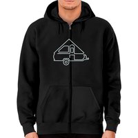 Camping Aliner Travel Trailer Aframe Camper Gift T Zip Hoodies