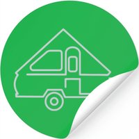 Camping Aliner Travel Trailer Aframe Camper Gift T Stickers