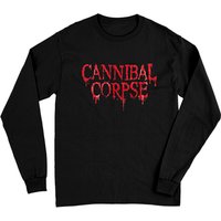 Cannibal Corpse Men's Logo Long Sleeves Black — T-shirts pour hommes