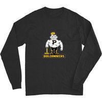 Vintage Boilermaker Mascot - Purdue - Long Sleeves — T-shirts pour hommes