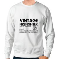 Vintage Firefighter Distressed - Firefighter - Sweatshirts — Mens Hoodies