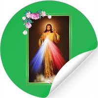 Divine Mercy Jesus Christ, Sacred Heart Of Jesus Stickers