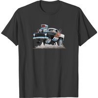 Classic 55 Hot Rod Funny Car Cartoon T-shirts