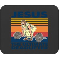 Jesus The Ultimate Deadlifter -mouse Pads Essential Mouse Pads