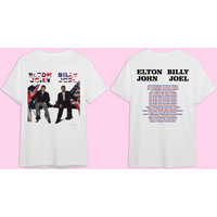 Vintage 1994 Billy Joel And Elton John Tour Concert T-shirt