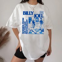 Vintage Billy Joel Music T-shirt Collection