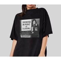 Vintage 70s Billy Joel Drinking In Public Is Illegal Shirt, The Piano Man Album Billy Joel Rock Pop Music Lovers — T-shirts pour hommes