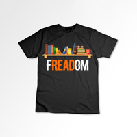 Freadom Shirt, Freedom To Read Shirt, Banned Books T-shirt, Book Shirt