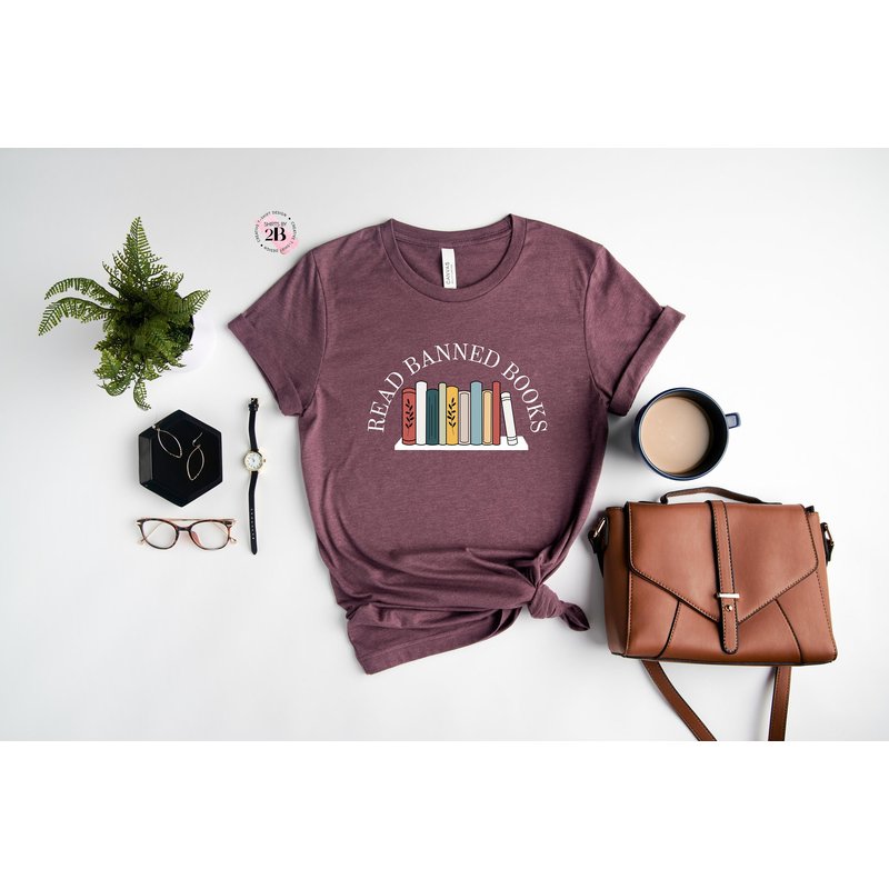 Read Banned Books Shirt, Banned Books Shirt, Book Lover Shirt, Bookish Shirt — T-shirts pour hommes