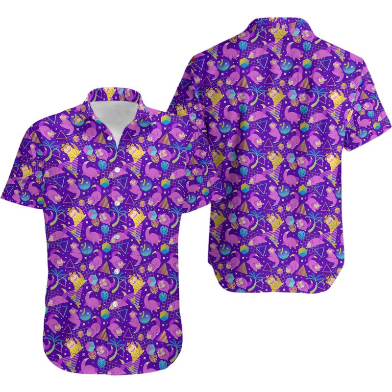 Slowpoke Vibes Hawaii Shirt — Mens Casual Shirts