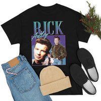 Rick Astley Shirt, 80s Pop Music Shirt — Mens T Shirts