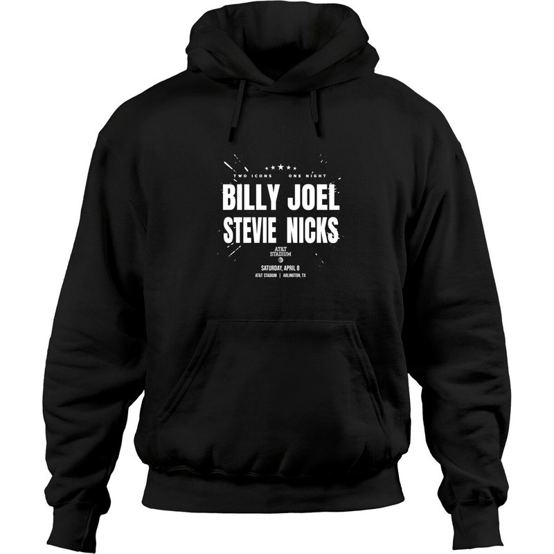 Billy Joel N Stevie Nicks Tour 2023 Hoodies, Billy Joel In Concert Hoodies — Sweats à capuche pour hommes