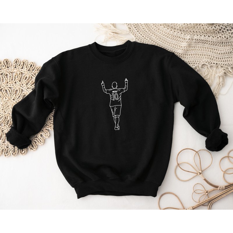 Lionel Messi Soccer Sweatshirt, Argentina Sweatshirt, Messi Christmas Gift — Sweats à capuche pour hommes