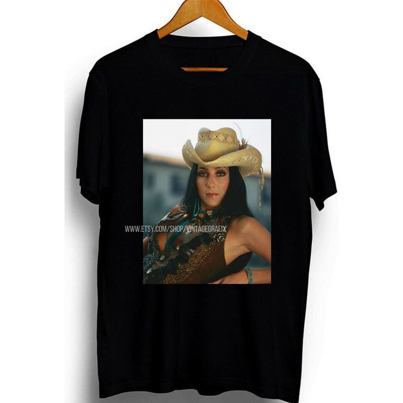 Cher Original Vintage T-shirt / Aesthetic Premium Unisex T-shirt — T-shirts pour hommes