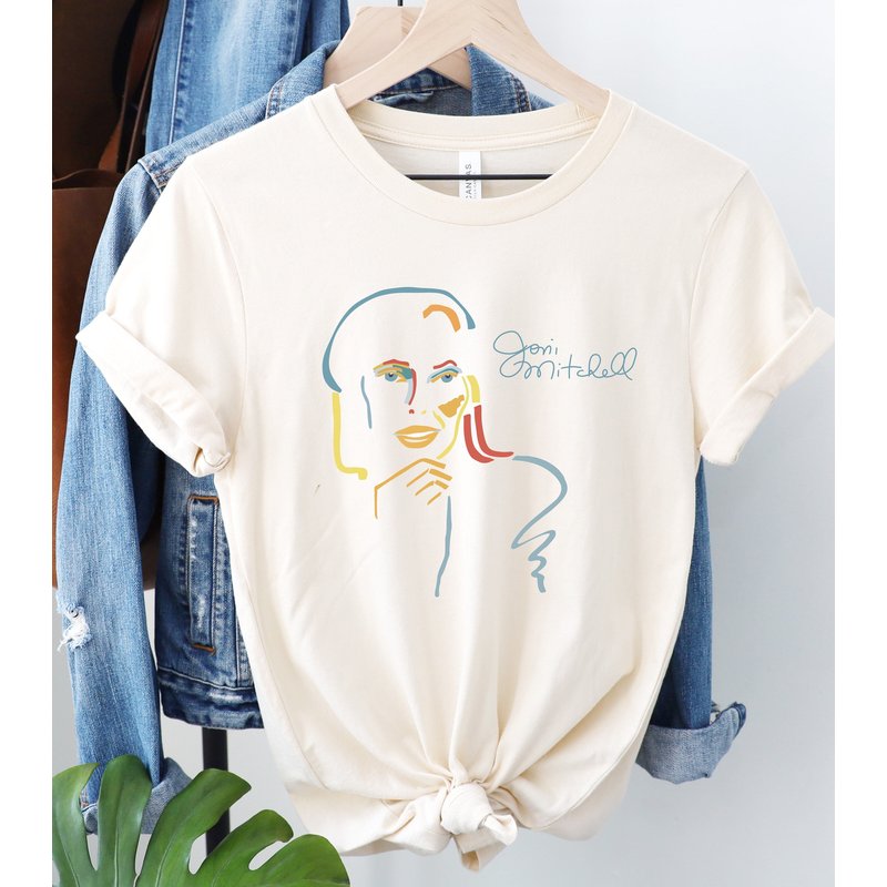 Joni Mitchell Tshirt For Women And Men Vintage Inspired Concert Tee Case Of You T Shirt — T-shirts pour hommes
