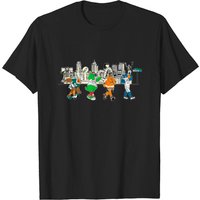 Philadelphia Mascots Philly Skyline Graphic T-shirts
