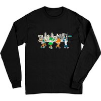 Philadelphia Mascots Philly Skyline Graphic Long Sleeves — T-shirts pour hommes